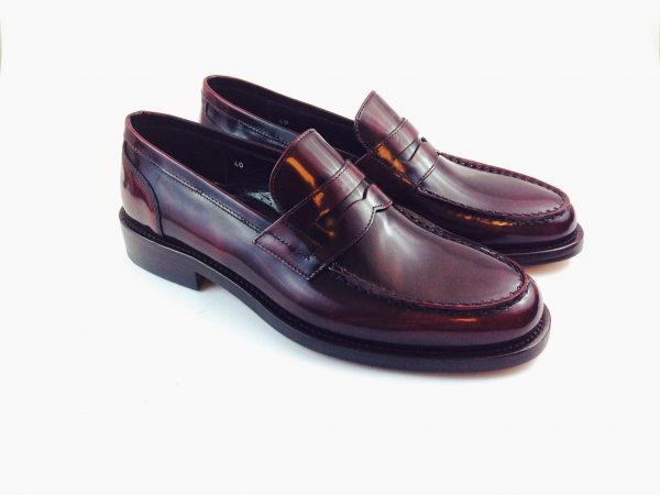 Mario Bruni Burgundy Loafer