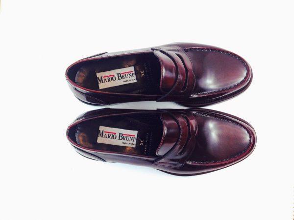 Mario Bruni Burgundy Loafer - Image 3
