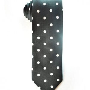White Dots Tie