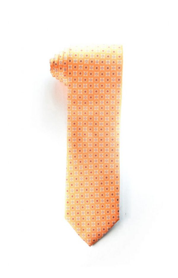 Made in Italy Orange Tie