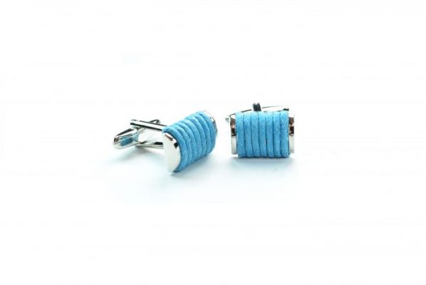 Light Blue String Cufflinks