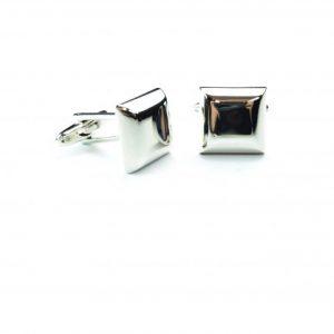 Simple Silver Cufflinks