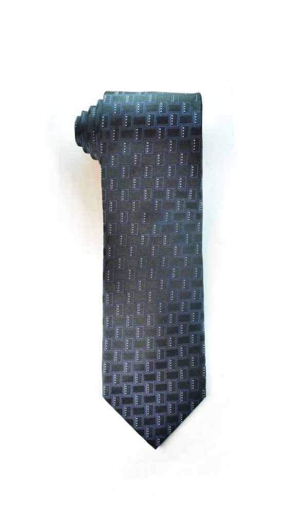 Black Tie with Blue touch