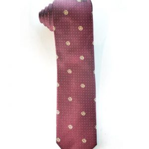 Made in Italy Dark Red Tie