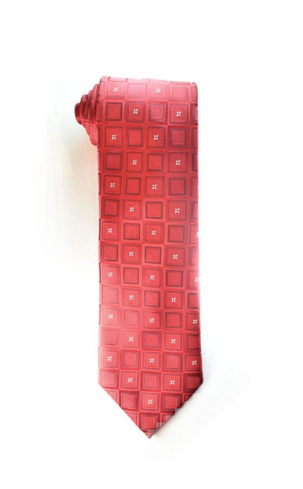 Red Flower Tie