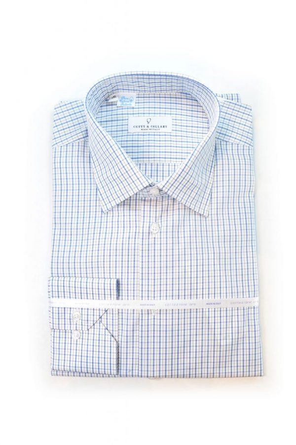 Blue Checked Shirt - Image 4