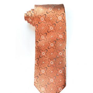 Orange designed Tie