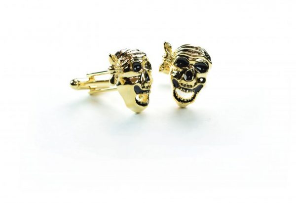 Gold Skull Cufflinks