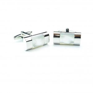 White silver Cufflinks