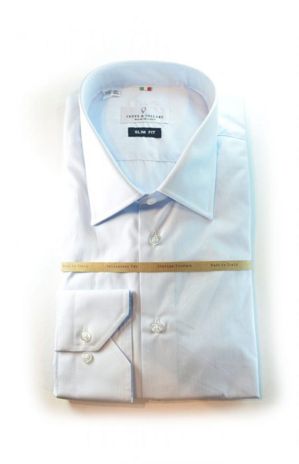 Light Blue Striped Shirt