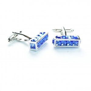 Blue Crystal Cufflinks