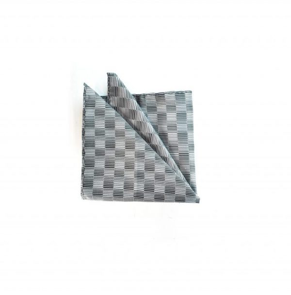 Silver Pocket Square