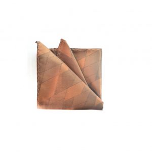 Orange/Brown Pocket Square