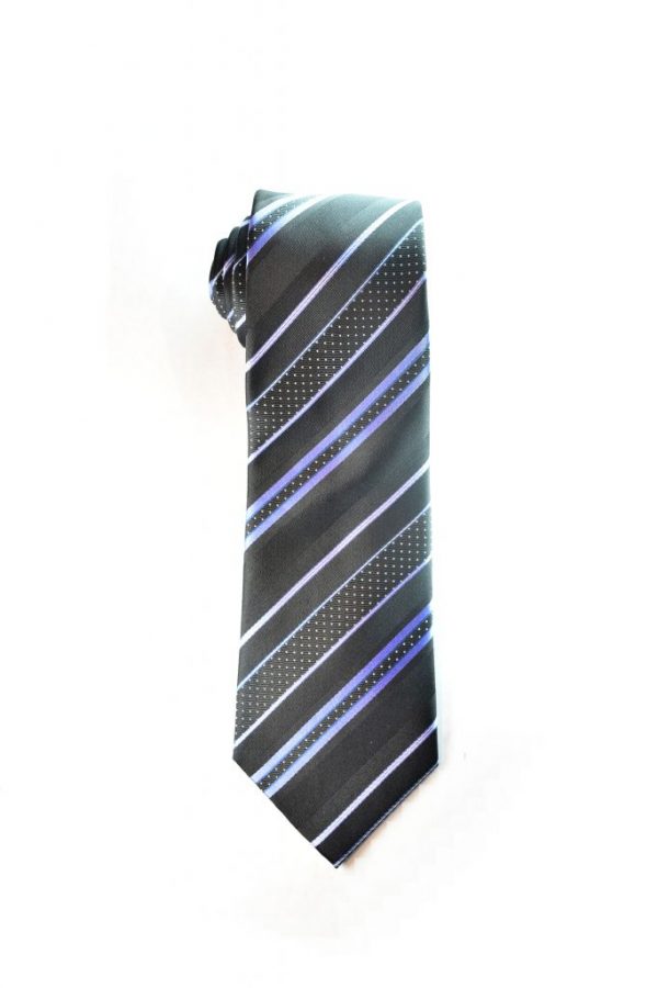 Black Purple Tie