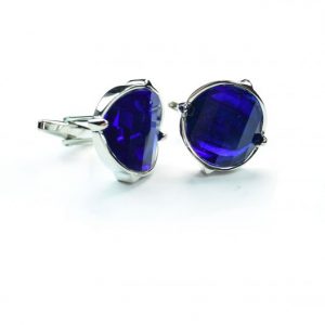 Blue Crystal Cufflinks
