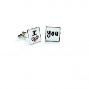 I Love You Cufflinks