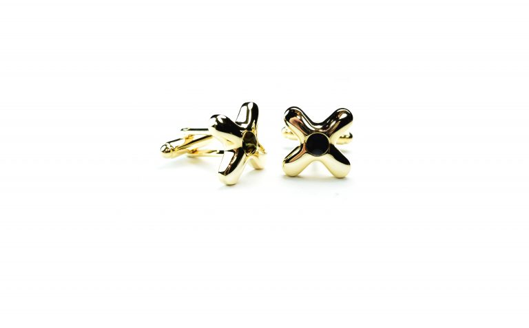 Golden Faucet Cufflinks