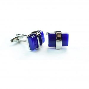 Suspended blue Cufflinks