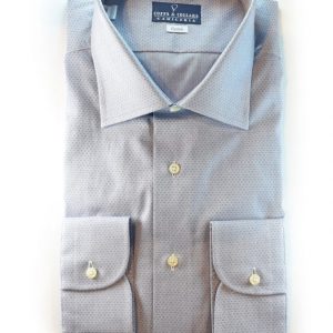 Greyish Shirt with Blue Points