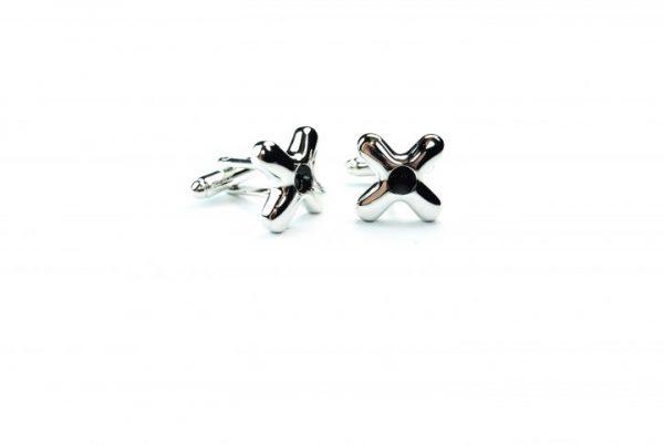 Silver Faucet Cufflinks