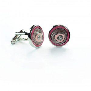 Concentric Purple Cufflinks