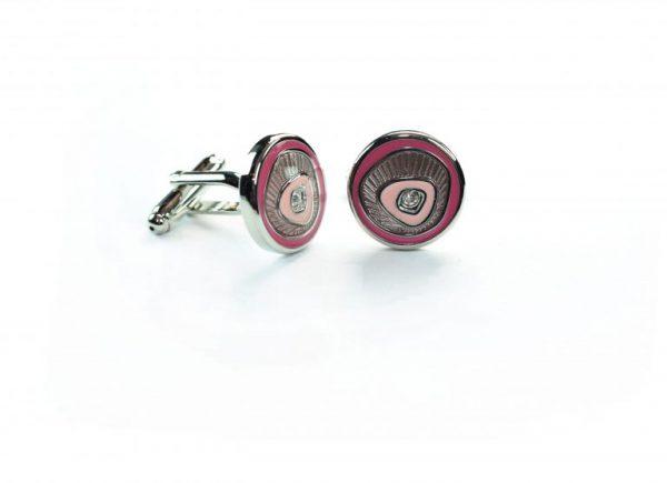 Concentric Purple Cufflinks