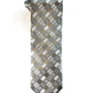 Brown Checked Tie