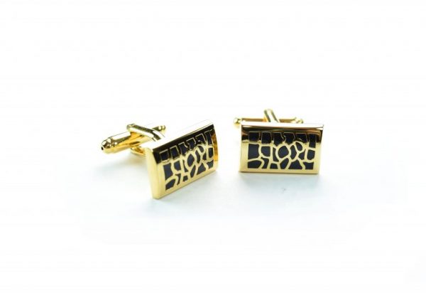 Black and Gold Cufflinks