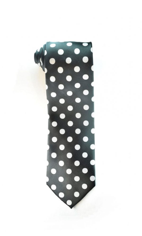 Black dots Tie