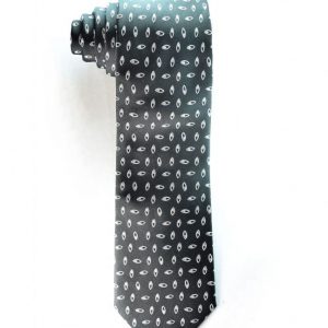 Made in Italy Black White Tie