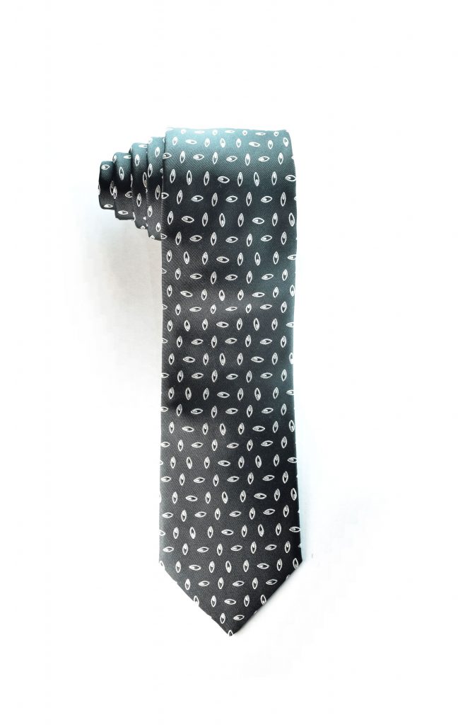 Made in Italy Black White Tie