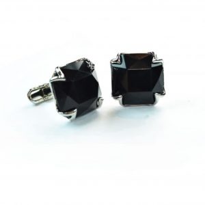 Black Crystal Cufflinks