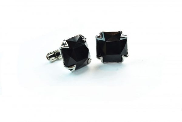 Black Crystal Cufflinks