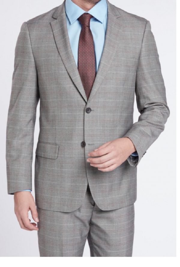 GRAY PLAID SUIT