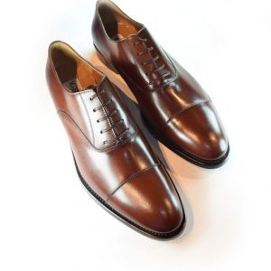 Enriched Brown Cap Toe Shoes