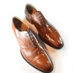 Enriched Brown Cap Toe Shoes