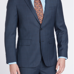 BLUE WINDOWPANE SUIT