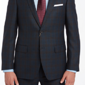 INK BLUE WINDOWPANE SUIT