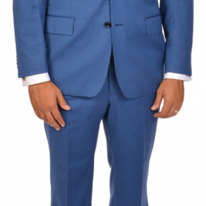 Cobalt Micro Design 3 Piece Suit