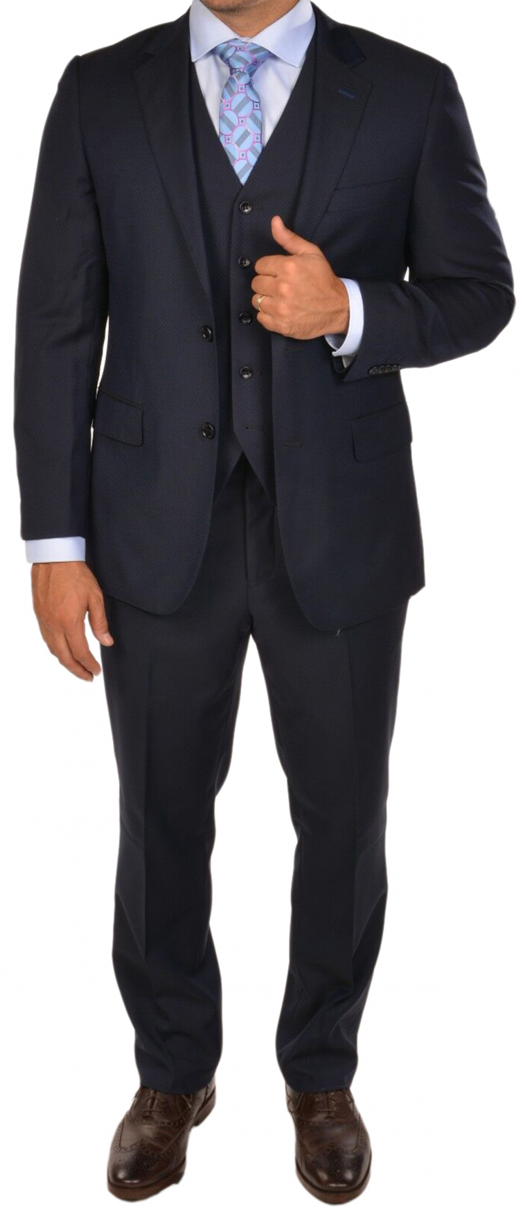 Midnight Navy Elegance 3 piece Suit