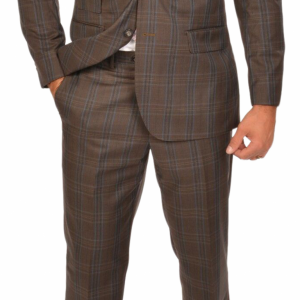 Brown Check Suit