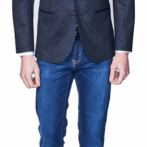Navy Fancy Sport Jacket