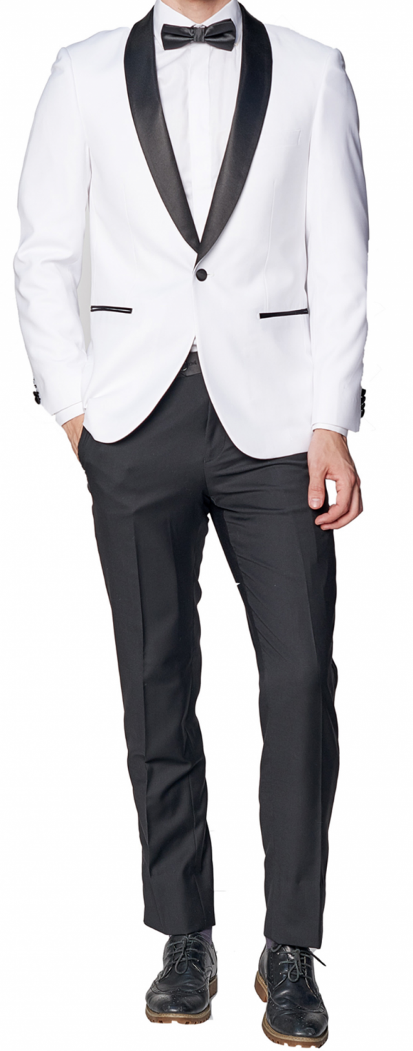 White Tuxedo Jacket