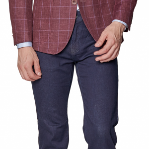 Plum Windowpane Sport Jacket