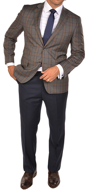 Brown Checks Sport Jacket